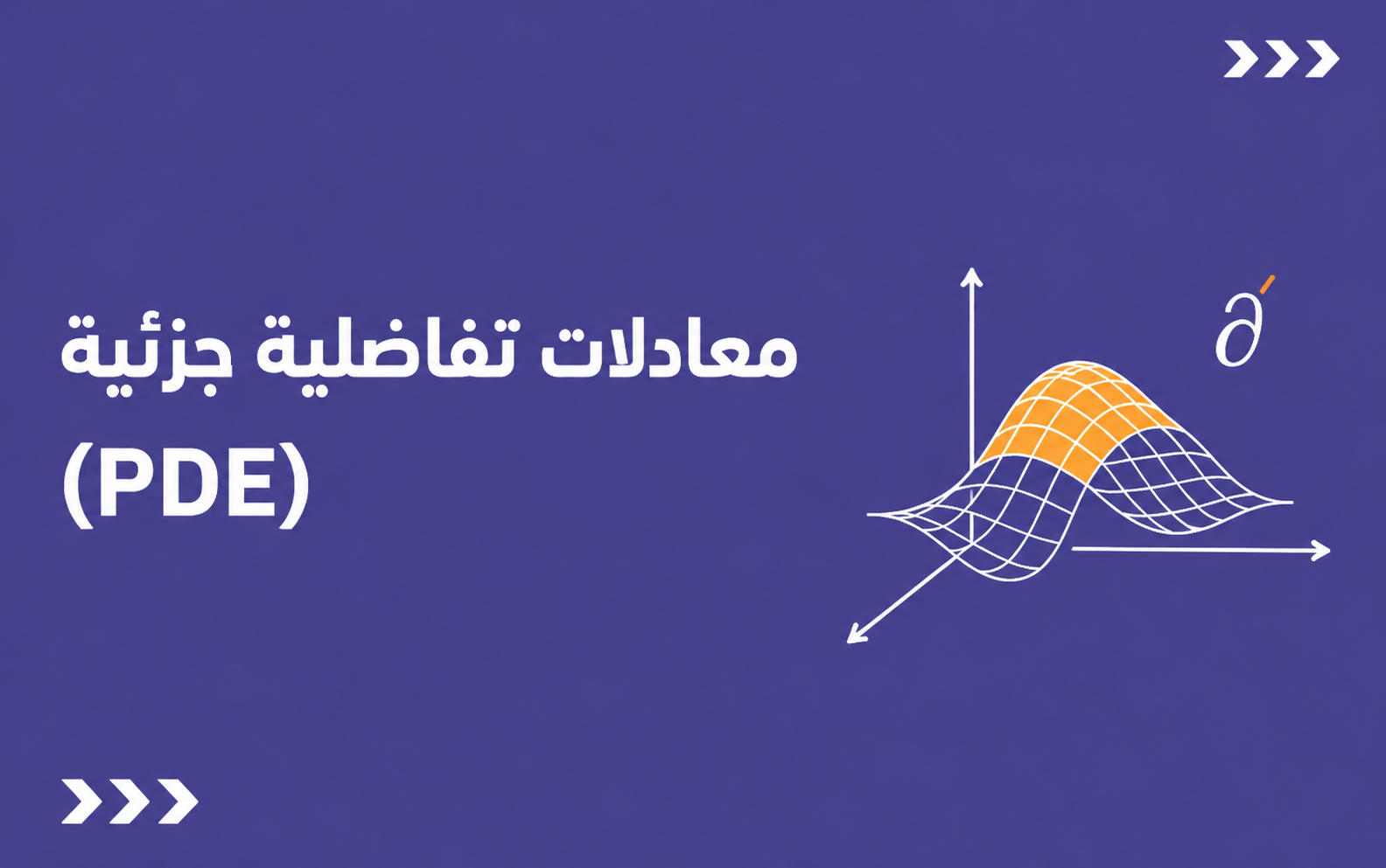 معادلات تفاضلية جزئية (PDE)